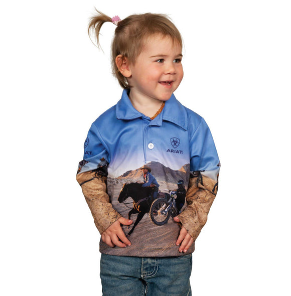Ariat Kids Fishing Shirt - Lets Ride