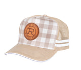 Roper Cap - Trucker Style Mini Plaid