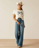 Ariat Ladies Cowboy Tee - Cloud Dancer