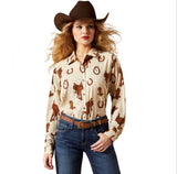 Ariat HOMESTYLE SHIRT - RODEO SPUR PRINT 10065831