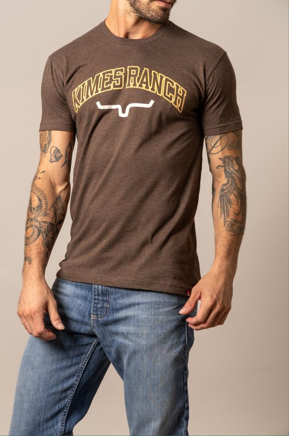 Kimes Ranch University Tee - Espresso