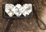 Cowhide Wallet - Double Zip-CWDZ001