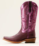 Ariat Ladies Futurity Flash Western Boot - CRIMSON GRAPE|MAGENTA SHINE 10053609