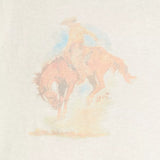 LEVI'S® WOMEN'S GRAPHIC BOXY TANK - Western Archival Faded Cowboy Oatmeal Heather