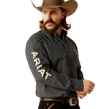 Ariat Pro Series Team Otto Classic Fit Shirt - Black/Khaki