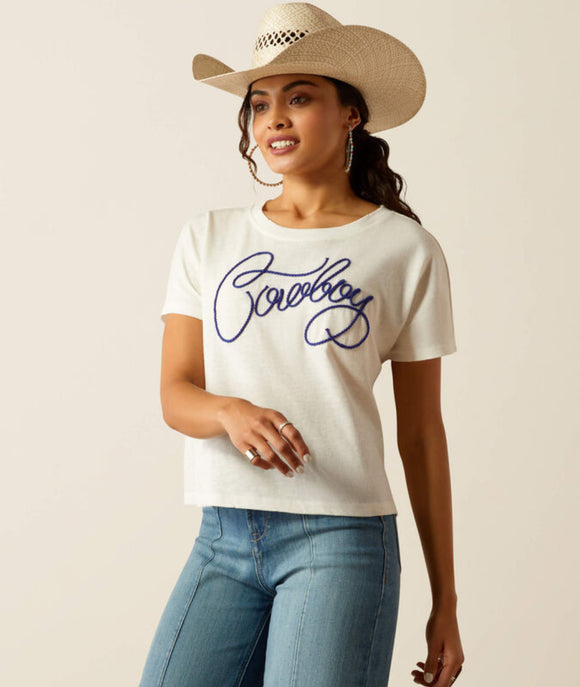Ariat Ladies Cowboy Tee - Cloud Dancer