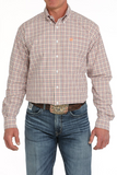 Cinch MEN'S PLAID BUTTON-DOWN WESTERN SHIRT - WHITE