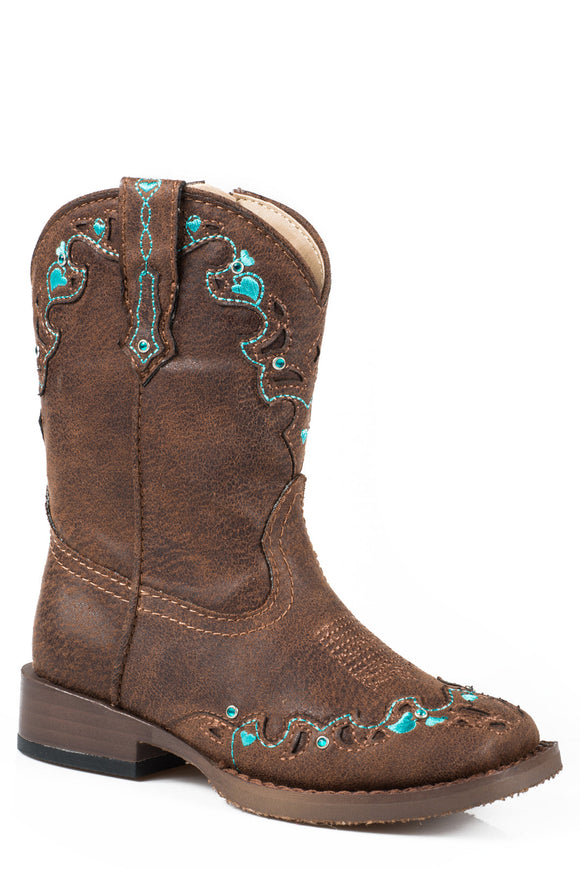 ROPER Toddler Hearts - Brown