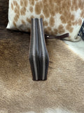 Double Zip Cowhide Wallet