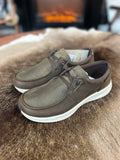 Ariat MEN'S BUCKEYE WATERPROOF SHOE - DARK BROWN/BROWN LIZARD PRINT