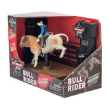 PBR BUCKING BULL AND RIDER