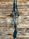 Beaded Rope Halter - Forest Green BRHFG