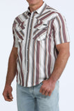 Cinch Arena Flex Shirt - MTW1402015 WHT