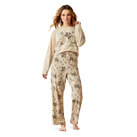 Ariat Dreams Pyjama Set - Cowgirl Print