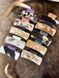 Cowhide Hair Clip