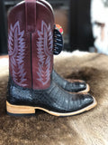 Macie Beans - ‘Black Caiman - Wine Pull Up’