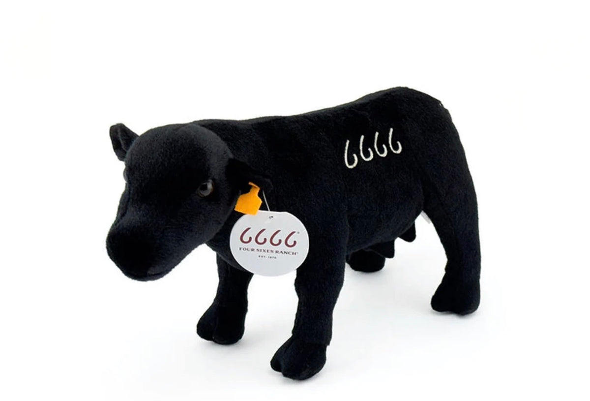 BIG COUNTRY TOYS - Plush - Four Sixes Ranch Black Angus Cow – The Tack ...