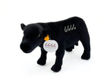 BIG COUNTRY TOYS - Plush - Four Sixes Ranch Black Angus Cow