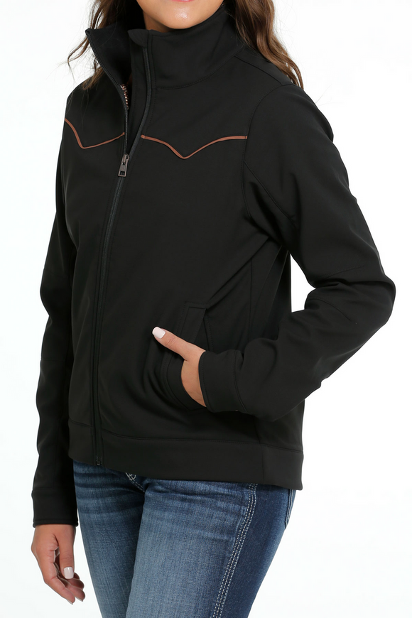 CINCH NEW WESTERN BLACK BONDED - LADIES JACKET - MAJ9849001