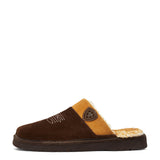 Ariat Men's Silversmith Square Toe Slipper - Chocolate with Chestnut