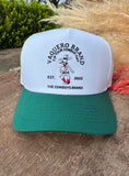 Vaquera Green Moustache Cowboy Cap