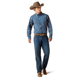 Ariat Men's Pro Series Jackson Classic Fit Shirt - POSEIDON PLAID 10071587