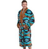 Roper MEN'S FLEECE AZTEC ROBE