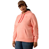 Ariat Logo 2.0 Hoodie - Peach Amber Heather 10071458