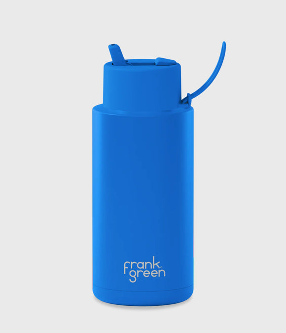 Limited Edition Ceramic Reusable Bottle 34oz - Blue Lagoon