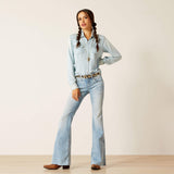 Women's Ariat Blues Snap Front Shirt - Chambray