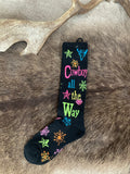 Lucky Chuck - Cowboy All The Way - Black