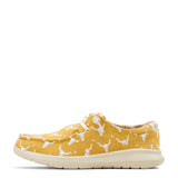 Ariat Women's Hilo Doodle - MUSTARD STEER HEADS