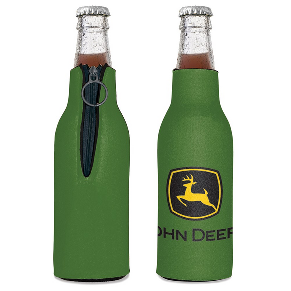 JD BOTTLE COOLER-GREEN WITH TRADEMARK LOGO (12OZ/375ML)
