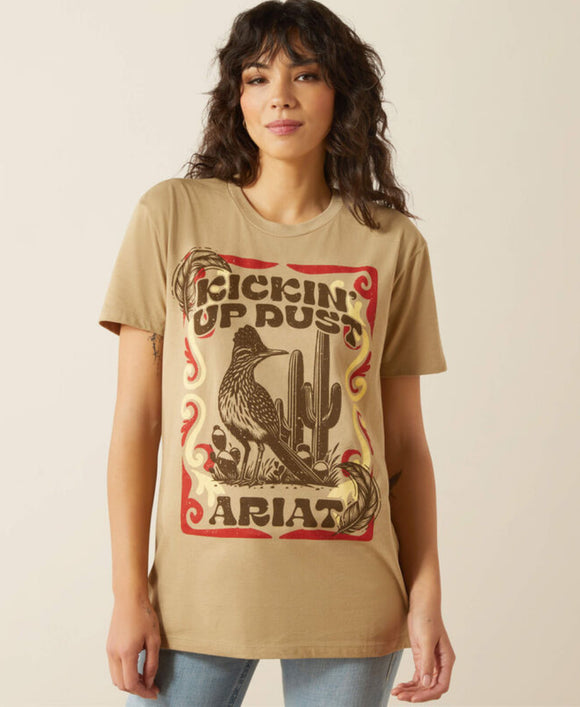 Ariat Women’s Kickin Up Dust T-Shirt - Sand