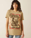 Ariat Women’s Kickin Up Dust T-Shirt - Sand