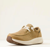 Ariat Buckeye Waterproof Shoe - LIGHT TAN|NATURALLY DISTRESSED CROC PRINT