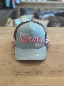 TDC Trucker Hat - Light Sage / Pink