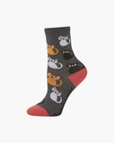 Kids Kitty Cats Bamboo Sock Bamboozld