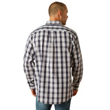 Ariat Wrinkle Free Ocean Classic Fit Shirt - Dark Blue 10054827