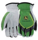 LP67361-John Deere All-Purpose Utility Gloves-Leather Palm