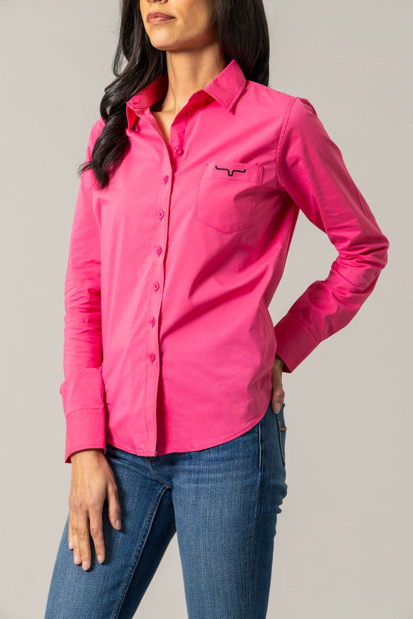 Kimes Ranch LADIES KR TEAM SHIRT - Pink