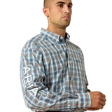 Ariat Men's Pro Series Team Phillip Classic Fit Shirt - 10071030 CORSAIR/WHITE