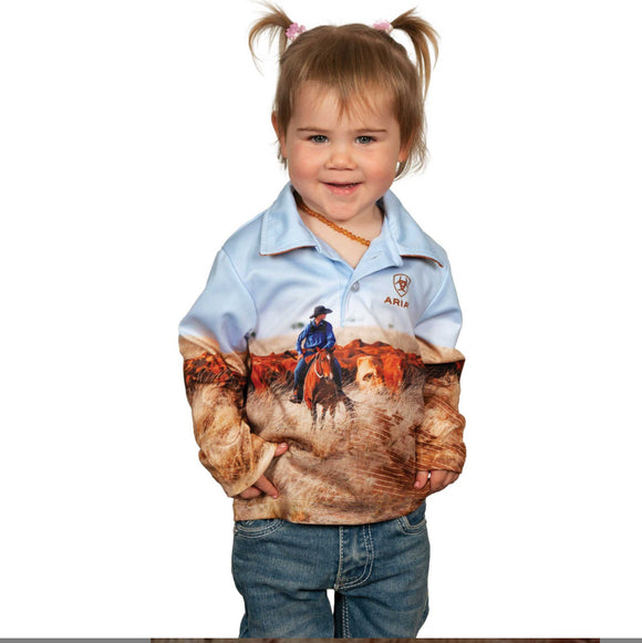 Ariat Kids Fishing Shirt - Cattleman