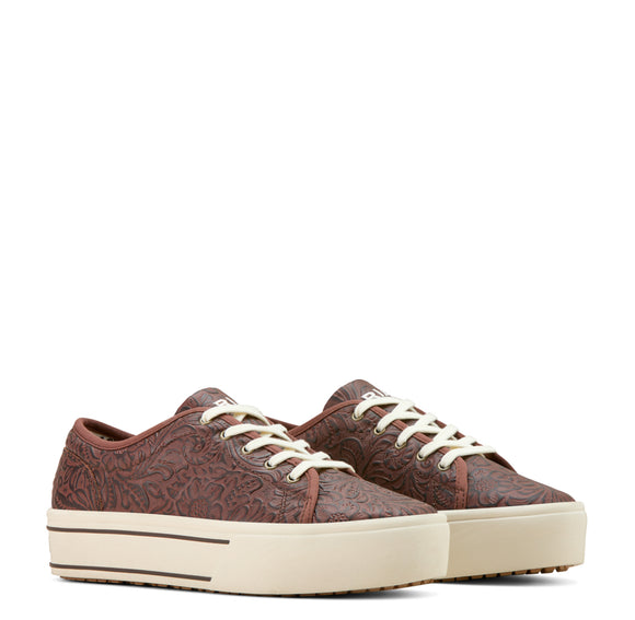 Ariat WOMEN'S SKYLAR - BROWN FLORAL EMBOSS