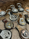 Western Concho Keyrings
