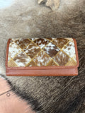 Cowhide Flap Wallet