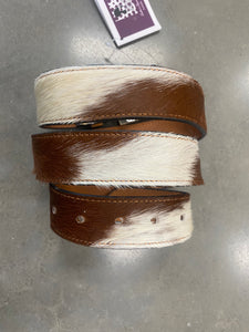 Cowhide belts