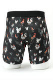 Cinch MEN'S 6" ROOSTER BOXER BRIEF - BLACK