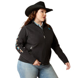 New Team Softshell Jacket - BLACK/SERRANO