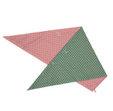 Carlee Double Sided Scarf - EUCALYPTUS & WHITE MINI SPOTS/ROSEWATER & WHITE MINI SPOTS SCF2637